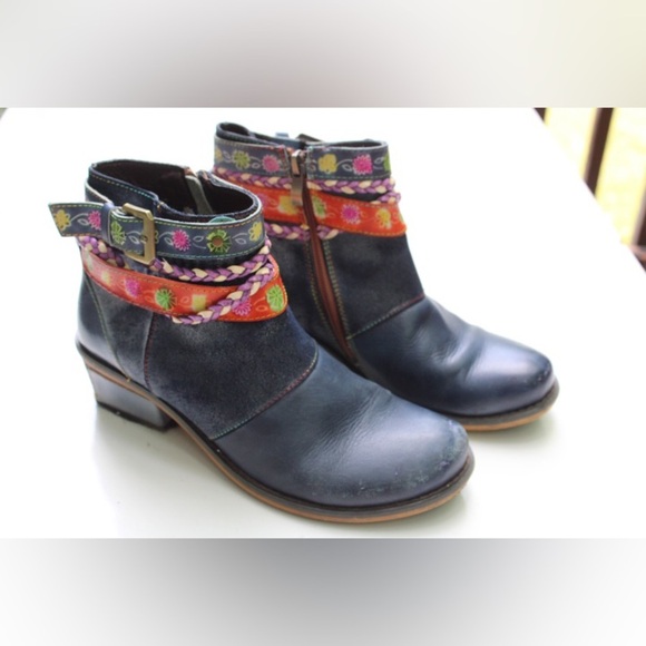 SOCOFY Handmade  Ankle  Boots - Picture 8 of 11